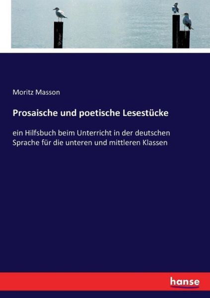 Cover for Masson · Prosaische und poetische Lesestü (Book) (2017)