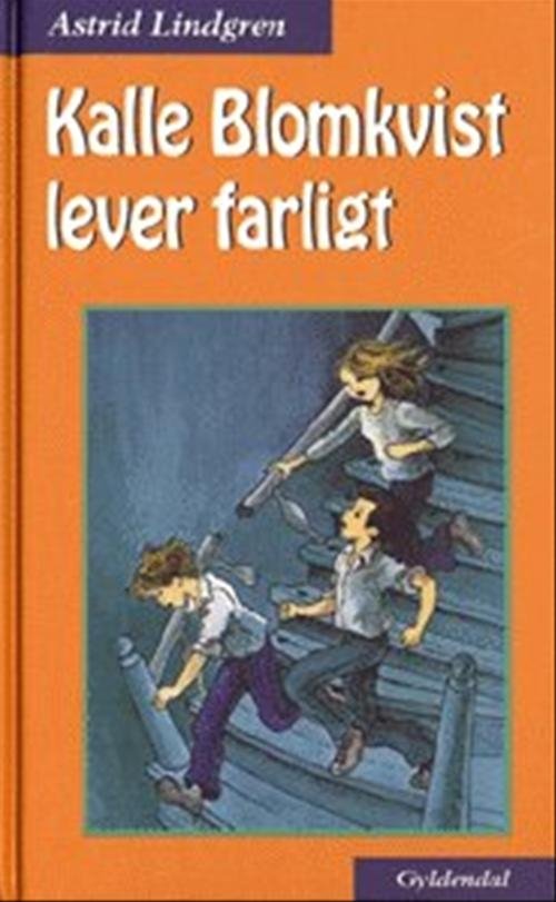 Cover for Astrid Lindgren · Kalle Blomkvist lever farligt (Hæftet bog) [4. udgave] (1997)