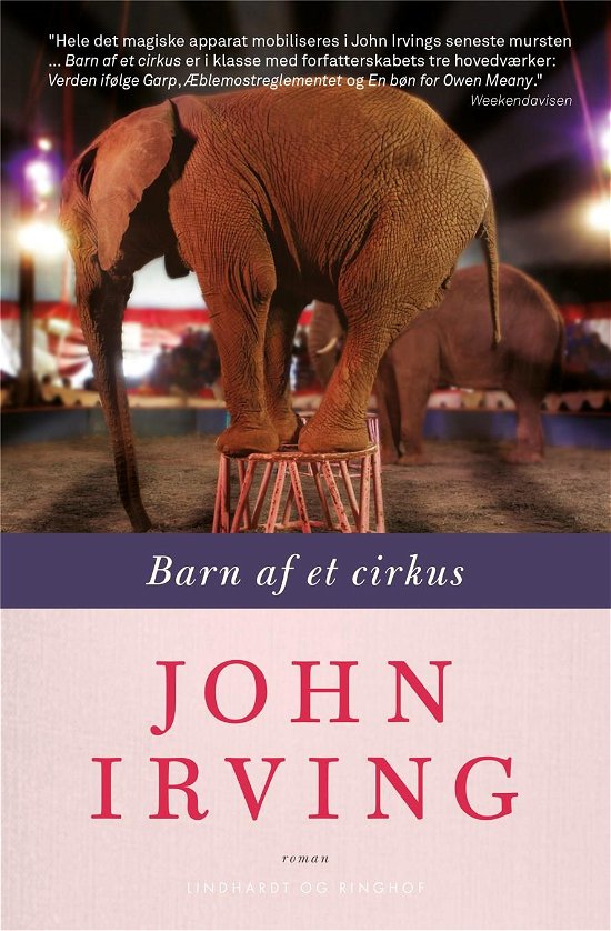 Cover for John Irving · Barn af et cirkus (Sewn Spine Book) [5.º edición] (2019)