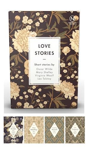 Cover for Oscar Wilde, Virginia Woolf, Mary Shelley, Lev Tolstoj · Short stories from Novellix: Box with four Love stories (Sewn Spine Book) [1º edição] (2022)