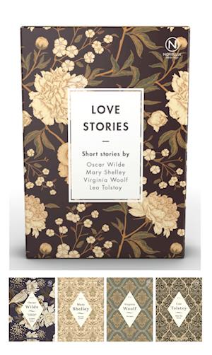 Cover for Oscar Wilde, Virginia Woolf, Mary Shelley, Lev Tolstoj · Short stories from Novellix: Box with four Love stories (Sewn Spine Book) [1er édition] (2022)