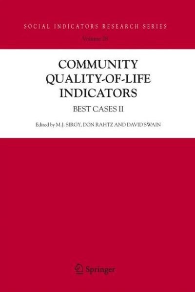 Cover for M Joseph Sirgy · Community Quality-of-Life Indicators: Best Cases II - Social Indicators Research Series (Paperback Book) [Softcover reprint of hardcover 1st ed. 2006 edition] (2010)