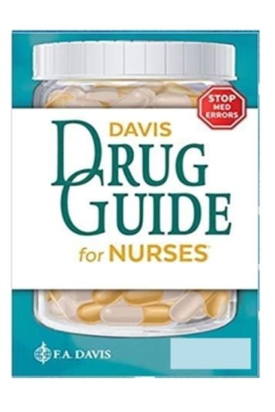 Cover for April Hazard Vallerand · Davis's Drug Guide For Nurses (Paperback Book) (2021)