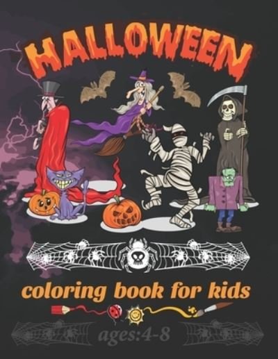 Cover for Yeakub Ali · Halloween coloring Book for Kids (Paperback Book) (2020)