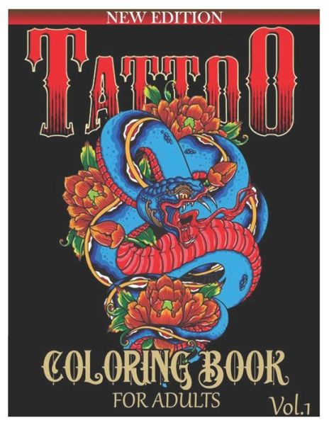 Cover for Benmore Book · Tattoo Coloring Book for Adults (Paperback Book) (2021)