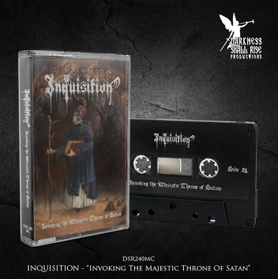 Cover for Inquisition · Invoking the Majestic Throne of Satan (Cassette) (2024)