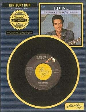 Cover for Elvis Presley · Kentucky Rain (7&quot;) [Limited edition] (2003)