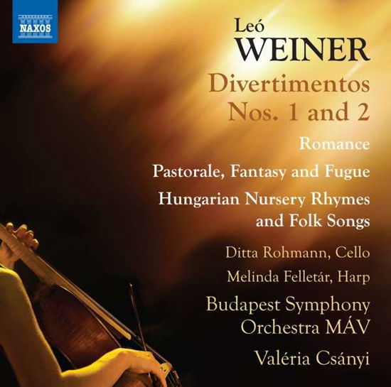 Cover for Budapest So Mav / Csanyi · Leo Weiner: Divertimentos Nos. 1 And 2 / Romance / Pastorale. Fantasy And Fugue / Hungarian Nursery Rhymes And Folk Songs (CD) (2020)