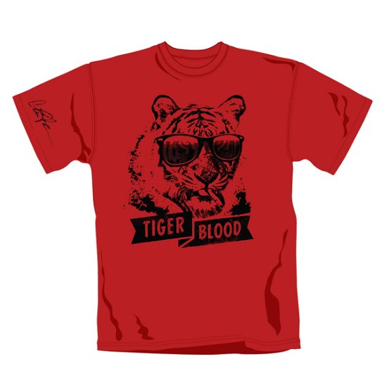 Cover for Charlie Sheen · Tiger Blood (T-shirt Größe L) (MERCH) (2011)