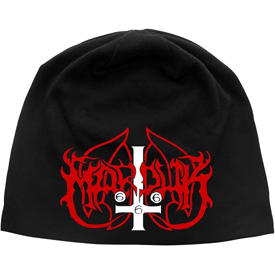 Cover for Marduk · Marduk Unisex Beanie Hat: Logo (CLOTHES) [Black - Unisex edition]