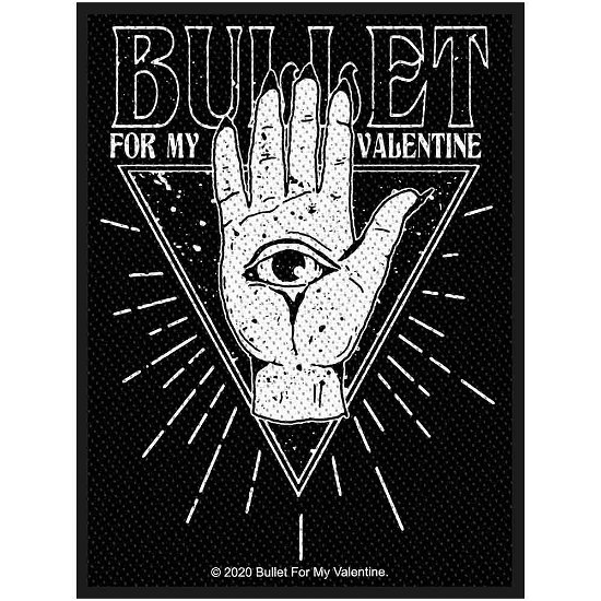 Bullet For My Valentine Standard Woven Patch: All Seeing Eye - Bullet For My Valentine - Produtos -  - 5056365703570 - 