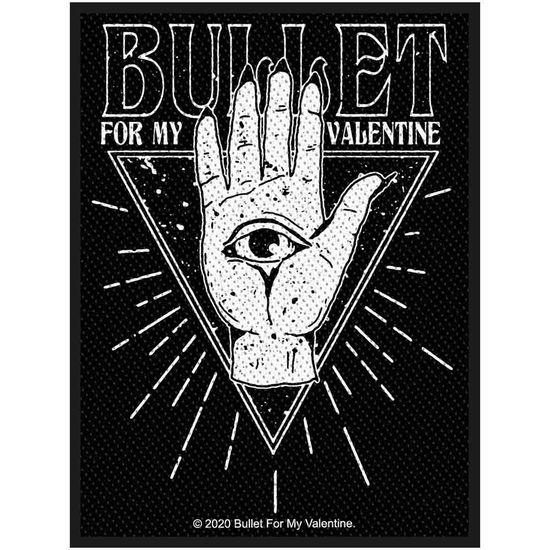 Bullet For My Valentine Standard Woven Patch: All Seeing Eye - Bullet For My Valentine - Marchandise -  - 5056365703570 - 