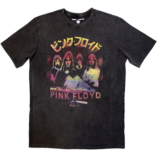 Cover for Pink Floyd · Pink Floyd Unisex Stone Wash T-Shirt: Space Prism (Black) (T-shirt) [size S] (2024)