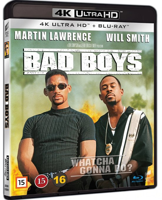 Cover for Bad Boys 1 (4K UHD + Blu-ray) (2018)