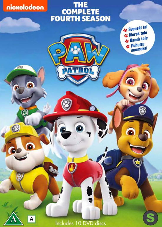Paw Patrol - Sæson 4 - Paw Patrol - Elokuva - Paramount - 7333018021570 - maanantai 22. marraskuuta 2021