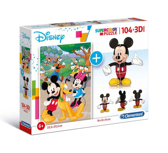 3D Model (104 stukjes) - Mickey Mouse - Merchandise - Clementoni - 8005125201570 - 