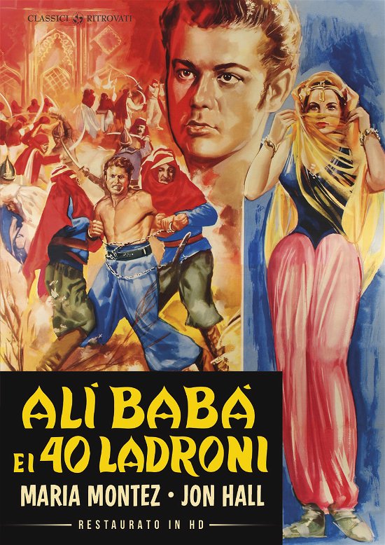 Cover for Montez Hall · Ali Baba E I 40 Ladroni (Restaurato In Hd) (DVD) (2020)