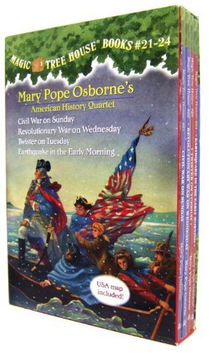Cover for Mary Pope Osborne · Magic Tree House Books 21-24 Boxed Set: American History Quartet - Magic Tree House (Paperback Book) [Dgs edition] (2014)