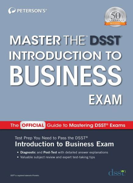 Cover for Peterson's · Master the DSST Introduction to Business Exam (Pocketbok) (2022)