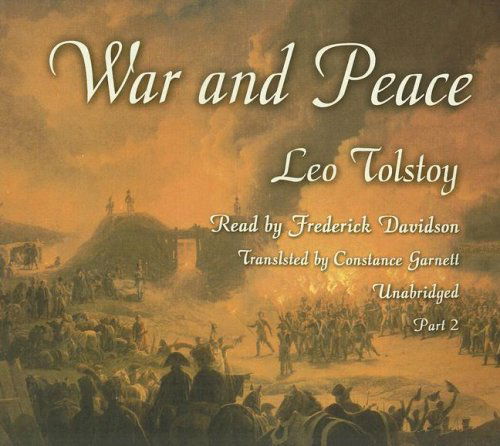 Cover for Leo Tolstoy · War and Peace (Part 2 of 2) (Library Edition) (Lydbog (CD)) [Library, Unabridged edition] (2007)