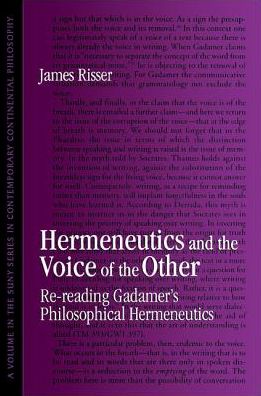 Cover for James Risser · Hermeneutics and the voice of the other (Book) (1997)