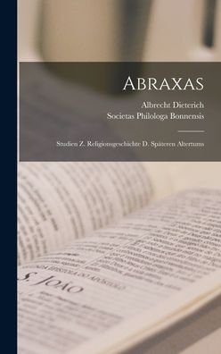 Cover for Albrecht Dieterich · Abraxas (Bog) (2022)
