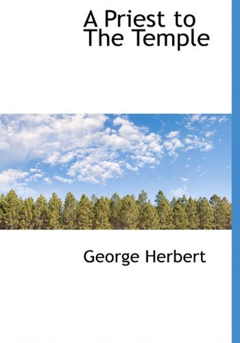 Cover for George Herbert · A Priest to the Temple (Hardcover Book) (2009)