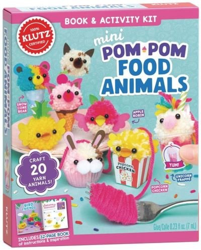 Cover for Editors of Klutz · Mini Pom-Pom Food Animals - Klutz (Paperback Bog) (2022)