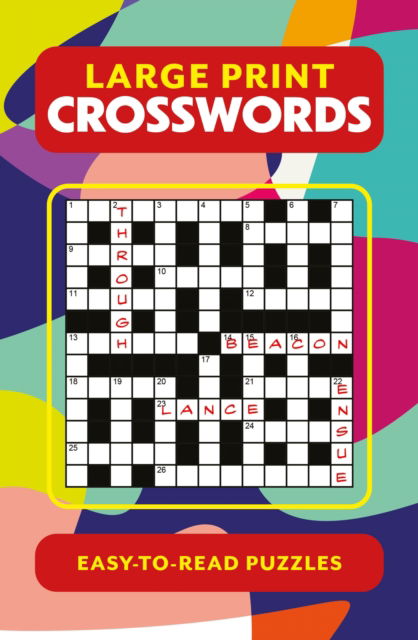 Cover for Eric Saunders · Large Print Crosswords (Paperback Book) (2025)