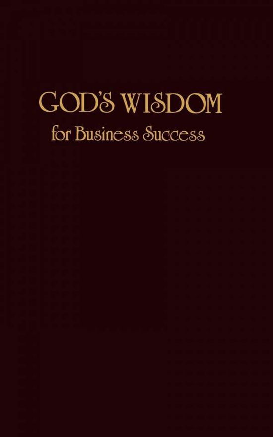 Cover for Jack Countryman · God's Wisdom for Business Success (Pocketbok) (2008)