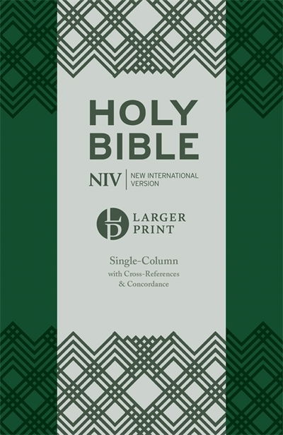 NIV Larger Print Compact Single Column Reference Bible: Green Soft-tone - New International Version - New International Version - Libros - John Murray Press - 9781473696570 - 21 de marzo de 2019