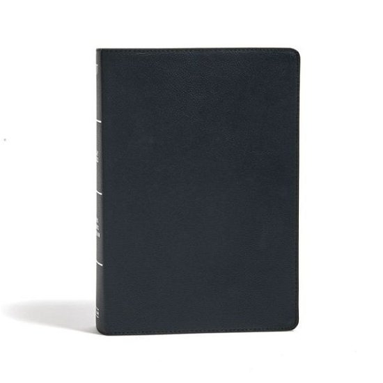 Cover for Holman Bible Staff · KJV Super Giant Print Reference Bible, Black Genuine Leather (Leather Book) (2020)