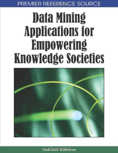 Cover for Hakikur Rahman · Data Mining Applications for Empowering Knowledge Societies (Inbunden Bok) (2008)