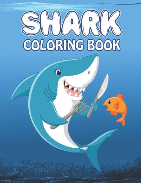 Cover for Platinum Press · Shark Coloring Book (Paperback Book) (2019)