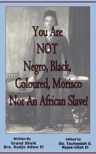 Cover for Kudjo Adwo El · You Are NOT Negro, Black, Coloured, Morisco Nor An African Slave! (Paperback Book) (2014)