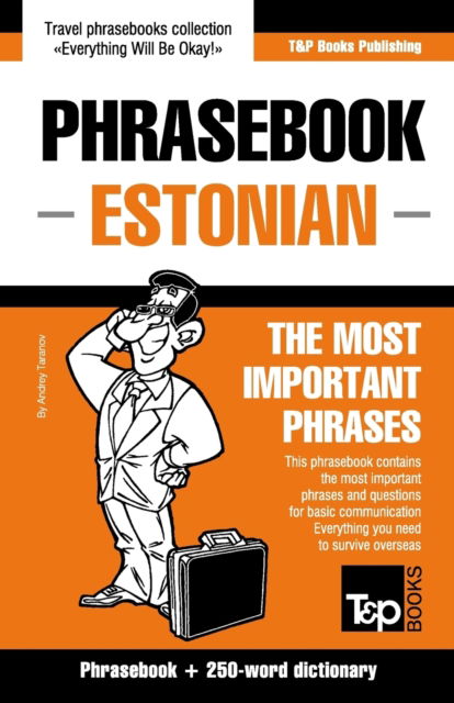 Cover for Andrey Taranov · English-Estonian phrasebook &amp; 250-word mini dictionary (Pocketbok) (2016)