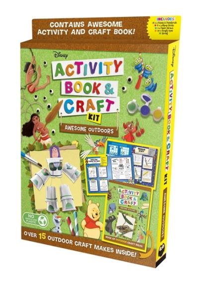 Cover for Walt Disney · Disney: Activity Book &amp; Craft Kit Awesome Outdoors (Paperback Book) (2022)