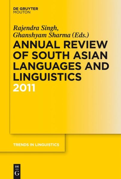 Cover for Rajendra Singh · Annual Review South Asian 2011  Tilsm  241 (Trends in Linguistics. Studies and Monographs) (Hardcover Book) (2011)