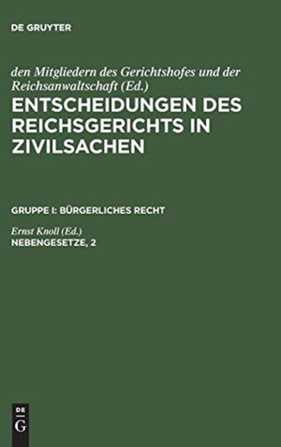 Cover for Ernst Knoll · Reichsversicherungsordnung, Arbeitsrecht (Book) (1952)