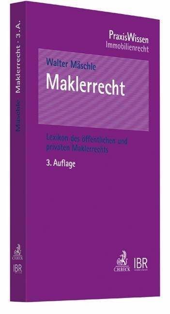 Cover for Mäschle · Maklerrecht (Book)