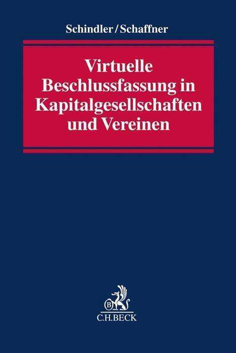 Cover for Schindler · Virtuelle Beschlussfassung in (Book)
