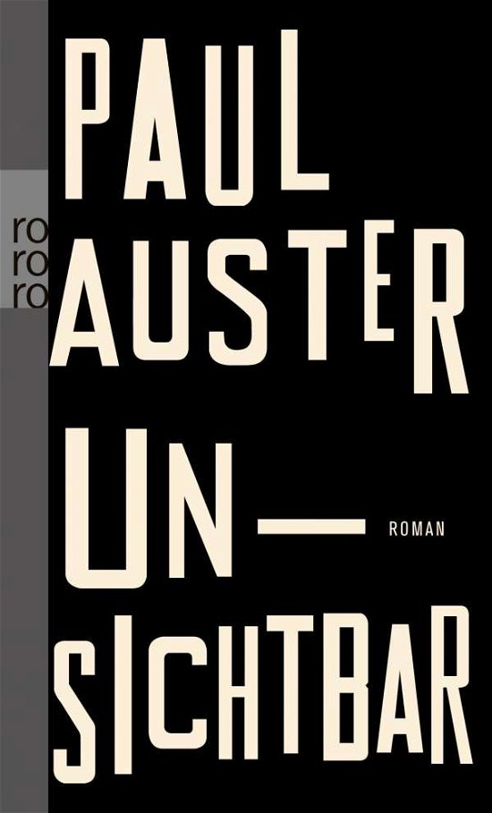 Cover for Paul Auster · Roro Tb.25257 Auster.unsichtbar (Bog)