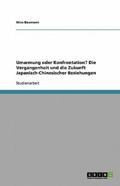 Cover for Baumann · Umarmung oder Konfrontation? Di (Book) [German edition] (2008)