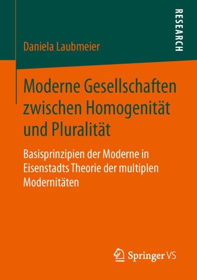Cover for Laubmeier · Moderne Gesellschaften zwisch (Bog) (2016)