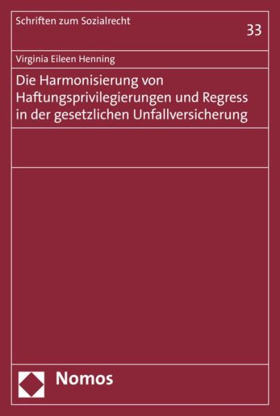 Cover for Henning · Die Harmonisierung von Haftungs (Book) (2015)