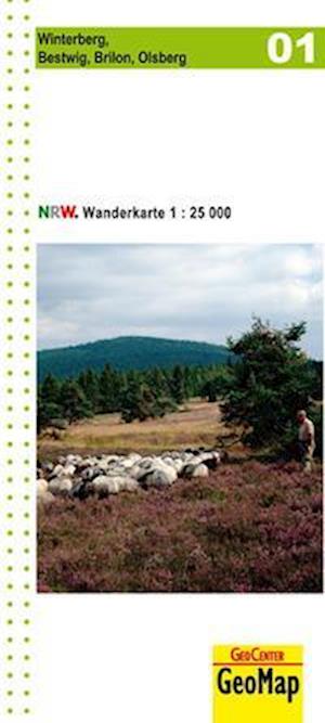 Cover for Geomap · Nordrhein-Westfalen Wanderkarte 01 Winterberg 1  : 25 000 (Landkart) (2021)