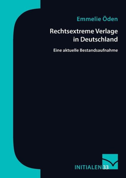 Cover for Öden · Rechtsextreme Verlage in Deutschla (Bok) (2017)