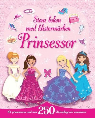 Cover for Stora boken med klistermärken : Prinsessor (Buch) (2015)