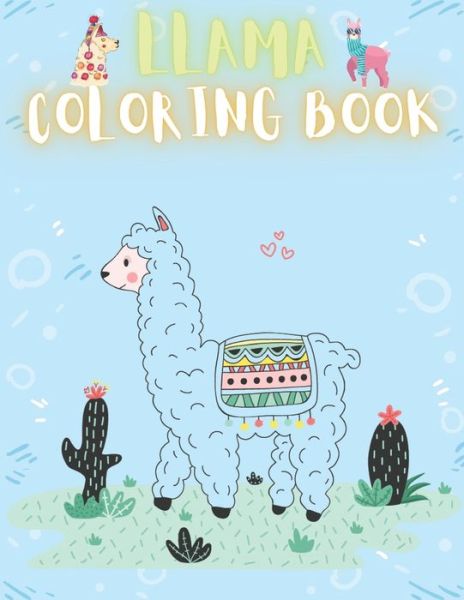 Cover for To The Point · Llama Coloring Book (Paperback Bog) (2020)