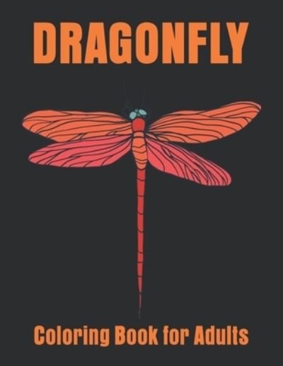 Cover for Crown Color Press · Dragonfly Coloring Book for Adults (Paperback Book) (2020)
